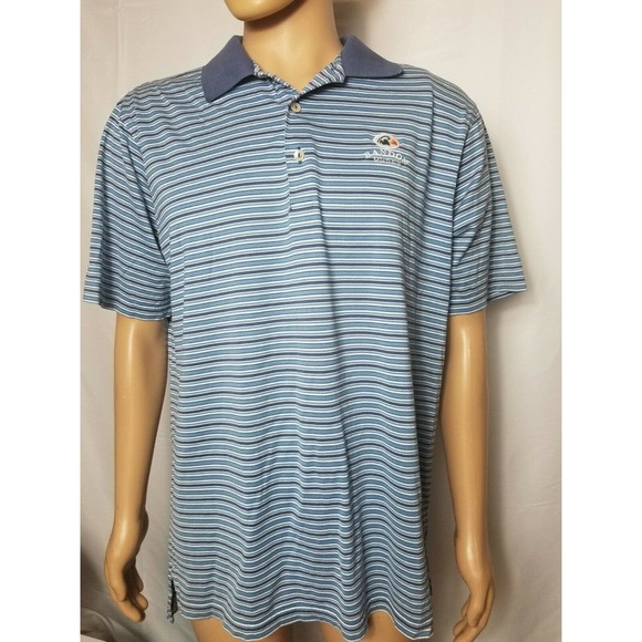 Peter Millar Bandon Dunes Polo Shirt Large Golf - Picture 5 of 7